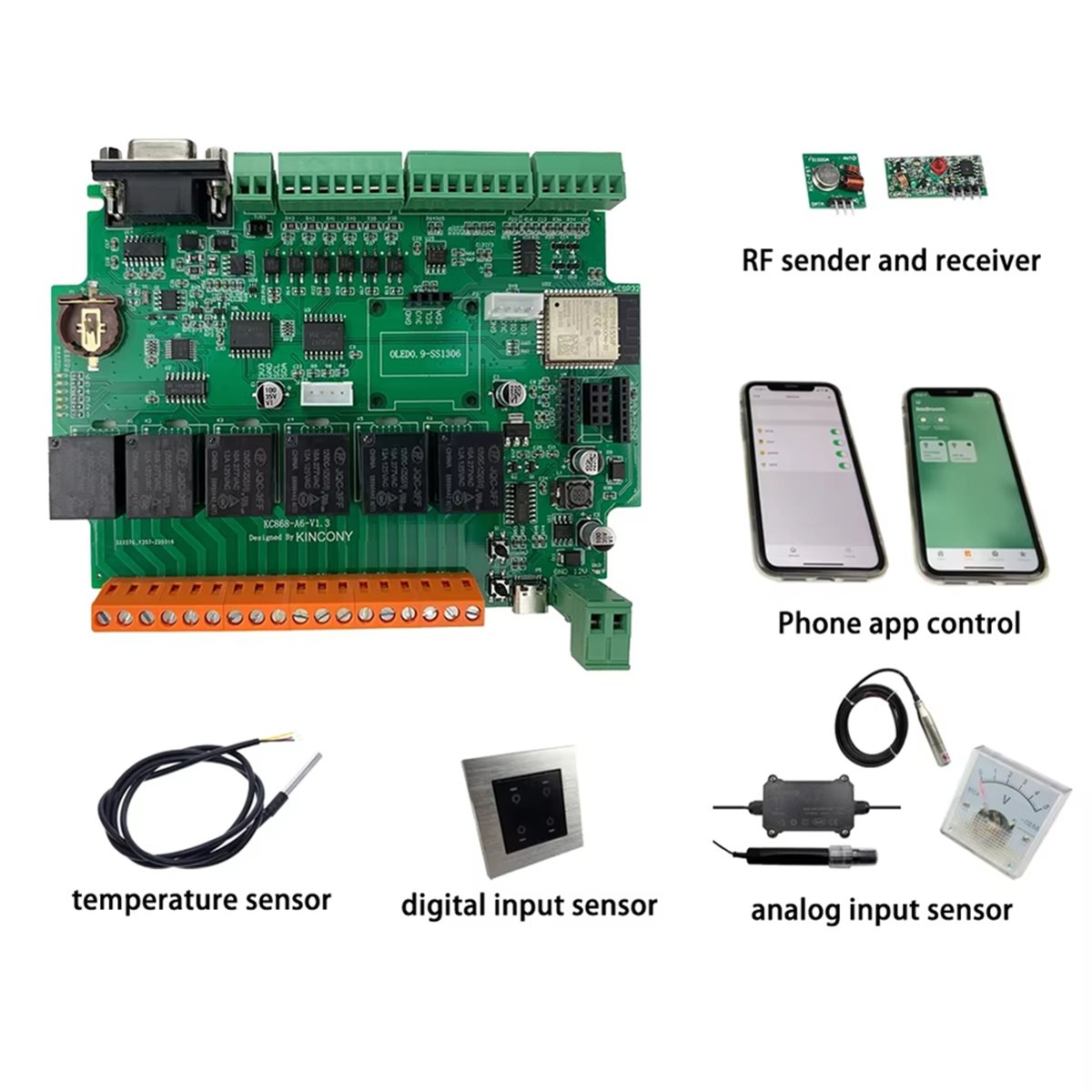 Home Automation Systems Diy - KC868-A6 ontwikkelbord MQTT Web HTTP ESPhome
