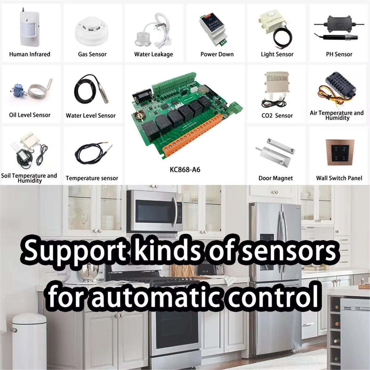 Home Automation Systems Diy - KC868-A6 ontwikkelbord MQTT Web HTTP ESPhome
