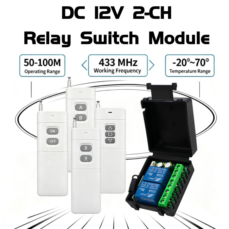 2-kanaals 433MHz RF draadloze  - 433Mhz Receiver Module recensie en prijs