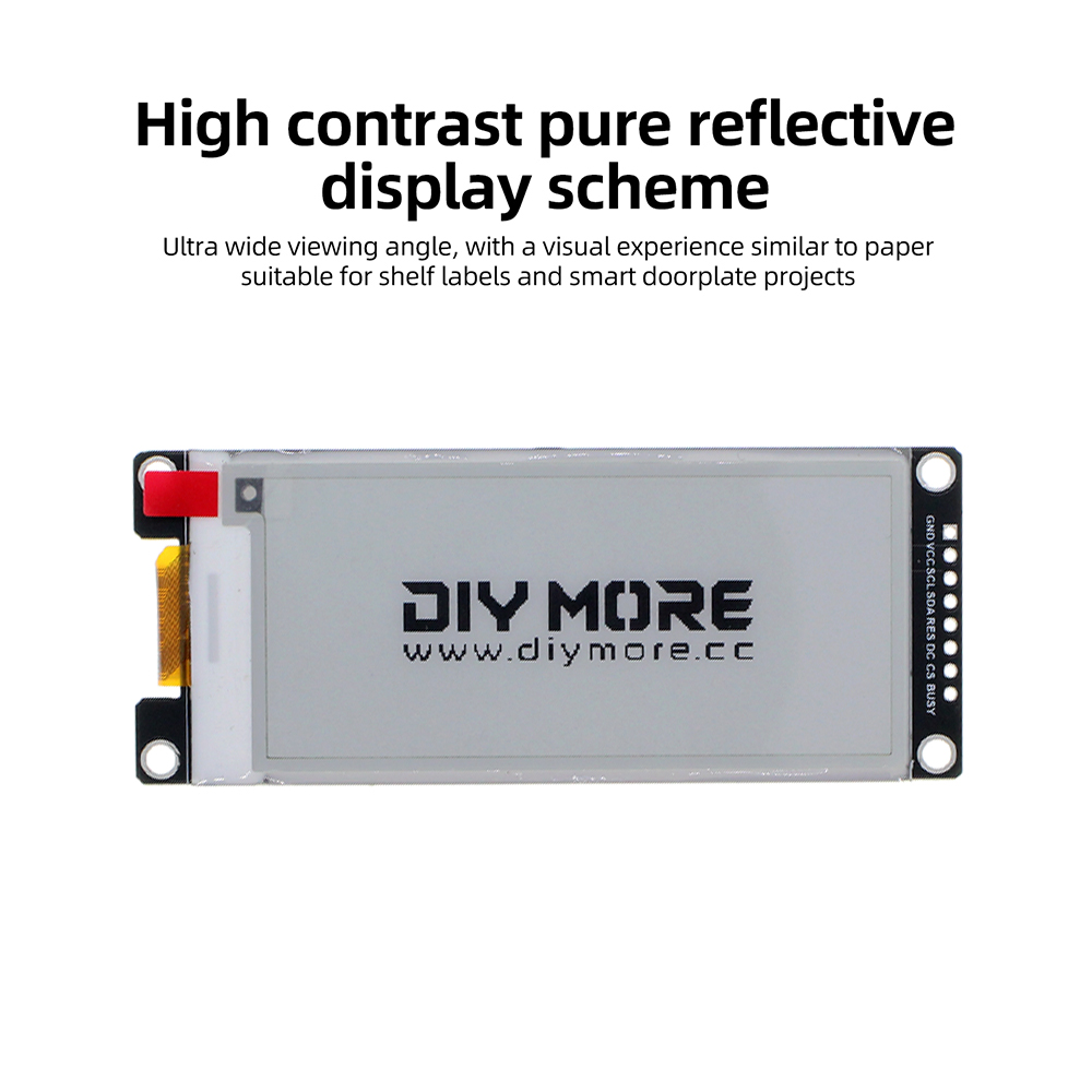 2,9'' Zwart Wit Rood Geel Disp - Display Epaper 2.9 recensie en prijs