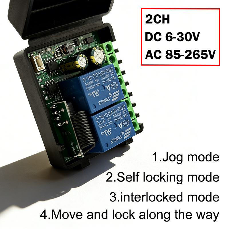 10A Relais-ontvangermodule 433 - 433Mhz Receiver Module recensie en prijs