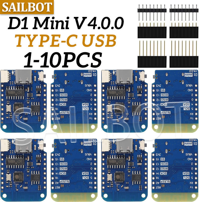 1-10PCS WeMos D1 Mini ESP8266  - Esp8266 Nodemcu Board recensie en prijs
