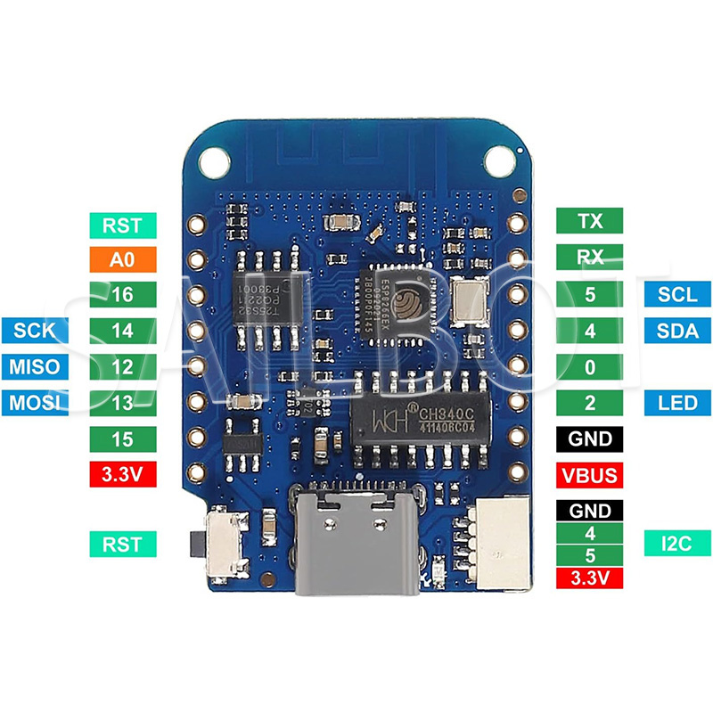 1-10PCS WeMos D1 Mini ESP8266  - Esp8266 Nodemcu Board recensie en prijs
