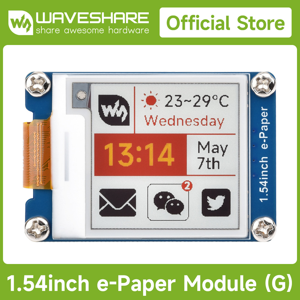Waveshare 1,54 inch E-Paper Di - Display Epaper 2.9 recensie en prijs