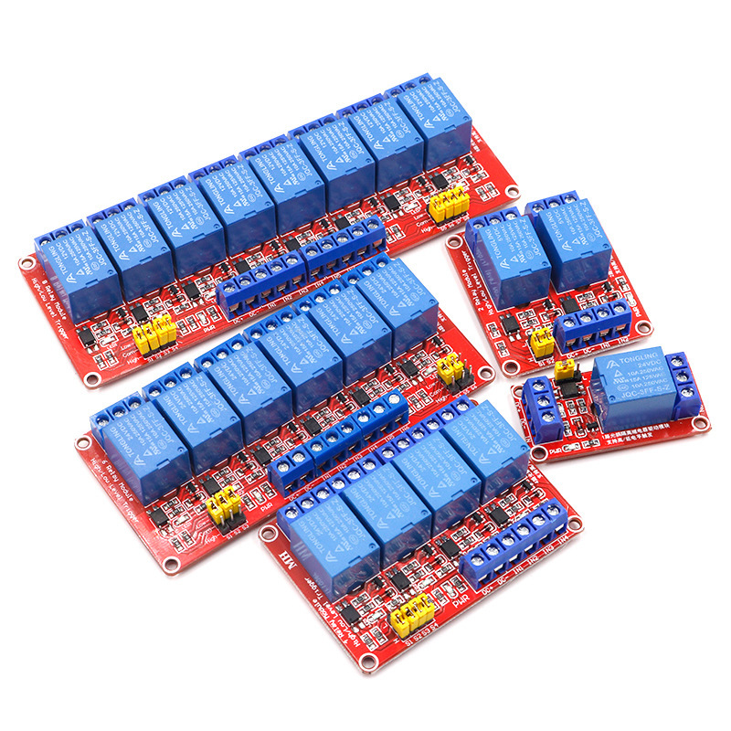 1/2/4/8-kanaals 5V/12V/24V rel - Relay 8 Channel Board recensie en prijs