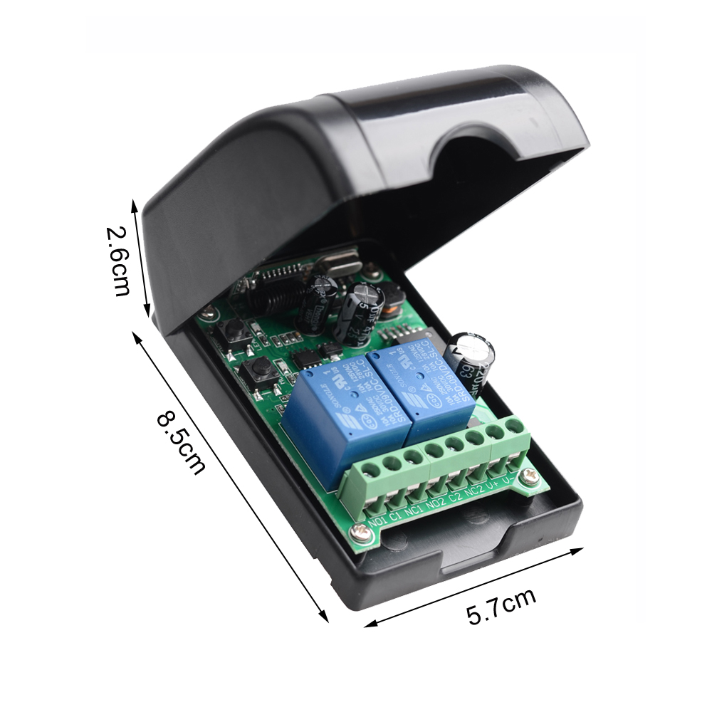 Universele DC12V-48V 433Mhz 2C - 433Mhz Receiver Module recensie en prijs