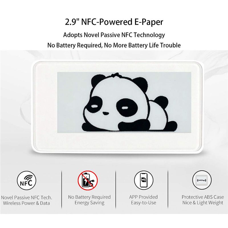 Nieuwe 2,9 inch draadloze NFC- - Display Epaper 2.9 recensie en prijs